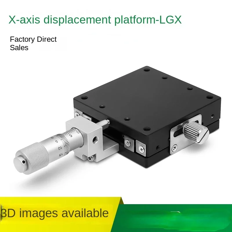 

X-Axis Mobile Optical Sliding Table Micrometer Fine-Tuning Steel Bar Ball Manual Displacement Platform Lgx40/60-C-L-R