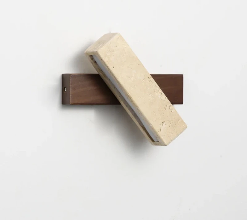 Natural Stone Wall Lamp Sconce image 1
