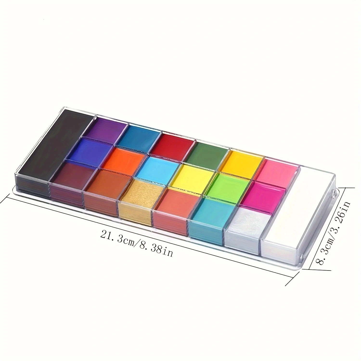 20 Colors Body Painting Pigments Face and Body Halloween Christmas Prom Drama Nightclub Disco Various Color Palette 2