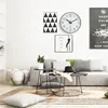 Modern Wall Clock 10 Inch Silent Non-Ticking Decorative Battery Operated Quartz Clock For Living Room Home Office 4