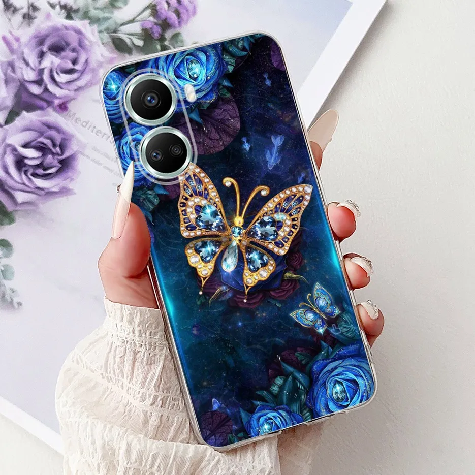 Fashionable Soft Slim Phone Case with Painted Design - Compatible with Huawei Nova 10 Series