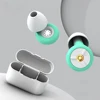 Silicone Ear Protection Earplugs Waterproof Sound Insulation Earplugs Washable with Earplug Caps & Case for Swimming Showering 4