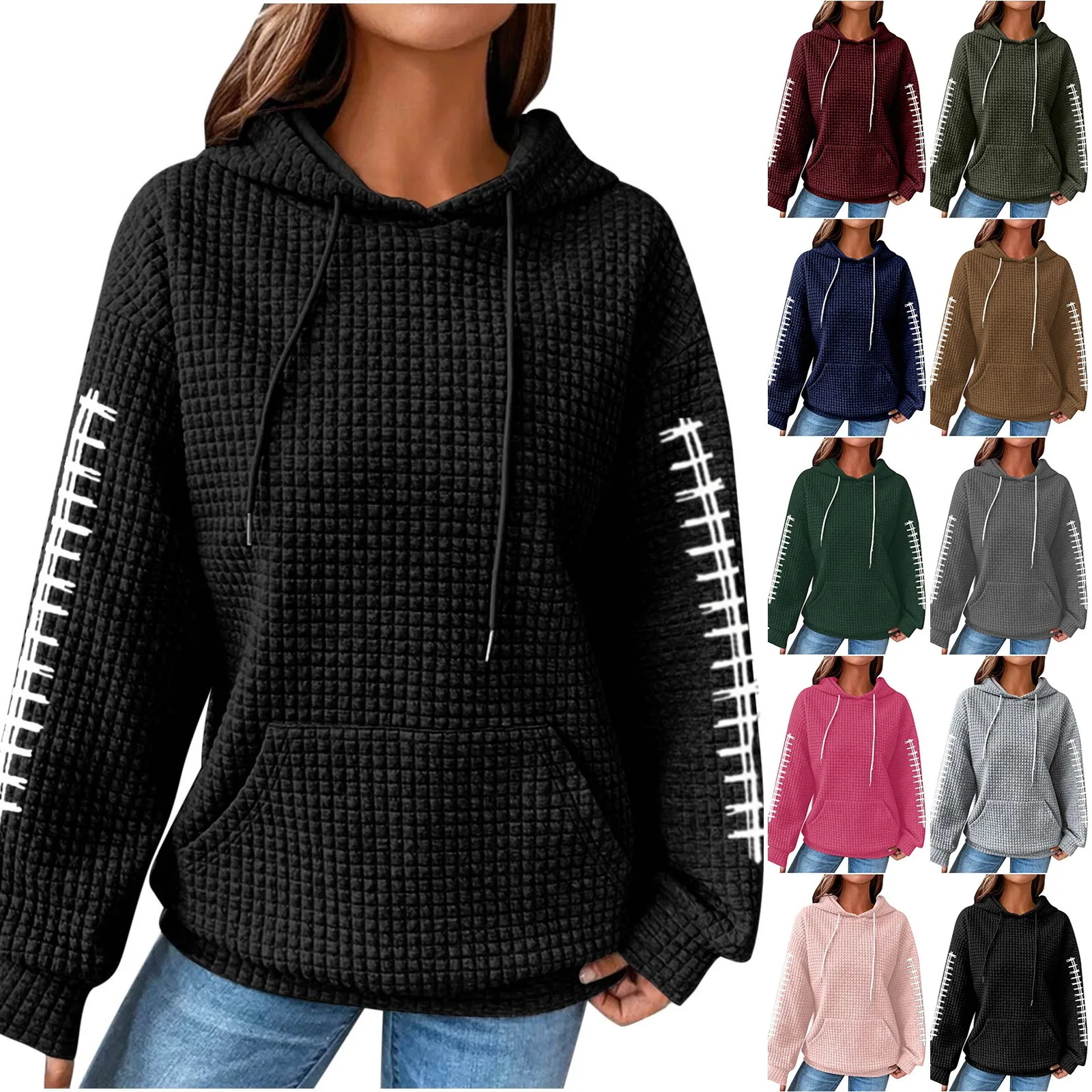 

Hoodie For Women Football Womens Casual Sweatshirt Pullover Tops Oversized Sweatshirt For Women Cool Style Casual Oversize