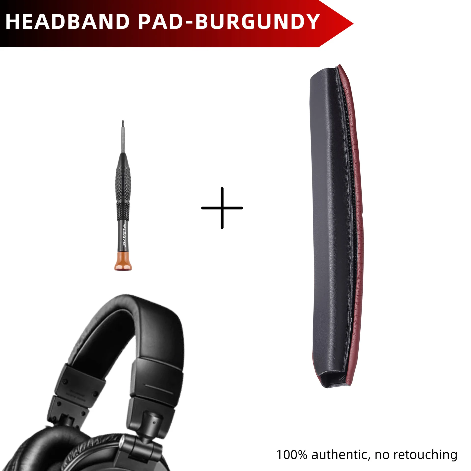 Replacement Upgrade Velcro Head Beam Mat For ATH M50 M50X M50XWH M50XBT M50XBT2 M50S headphones repair parts easy installation
