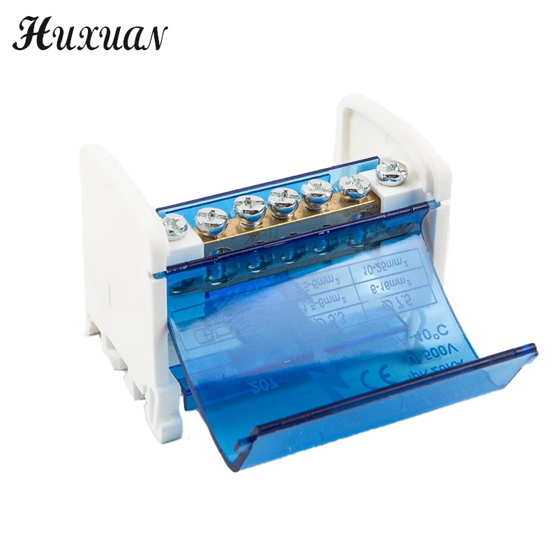 Din rail terminal block Din Rail Terminal block WKH207 Power distribution box Modular connection block