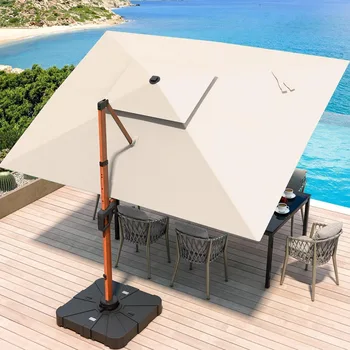 Large Rectangle Cantilever Patio Umbrella 1