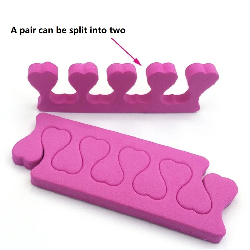 5/10 Pairs Pedicure Finger Separator Foot Fingers Separators Toe Correction Pedicure Accessories