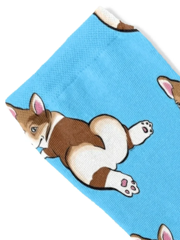 Corgi Butt Socks summer soccer anti-slip Socks Woman Men's