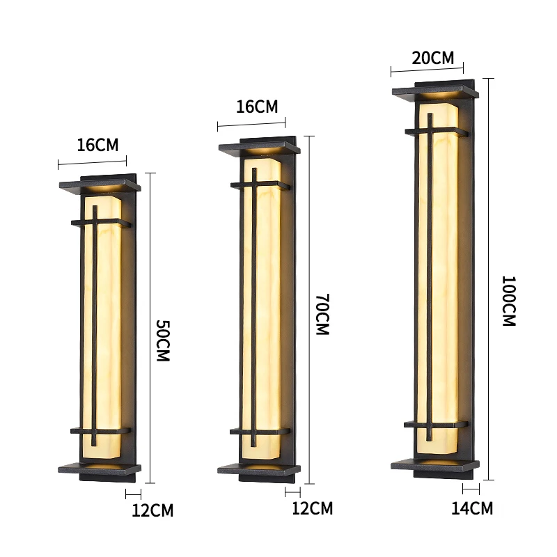 Led Outdoor Wall Lighting IP65 Waterproof 110V 220V Exterior wall Porch Balcony Stainless steel Garden Terrace courtyard Lamp