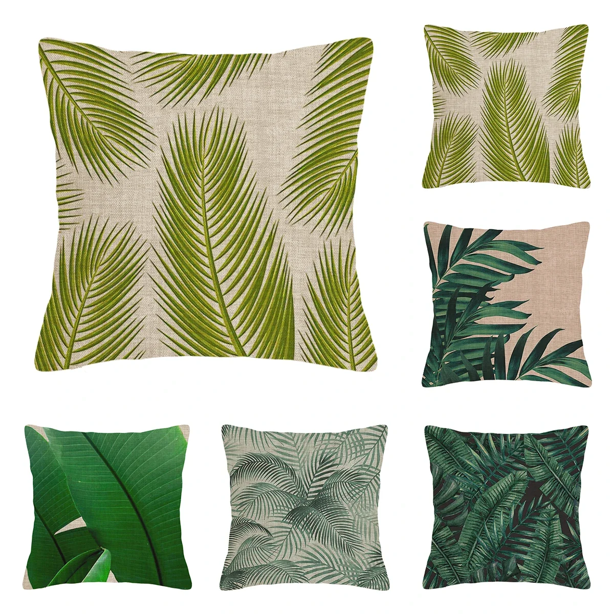 

Modern Decorative Cushion for Home Living Room Decor Throw Pillow Cover 45*45 40x40cm 60x60cm 45x45cm 50x50cm Green plants