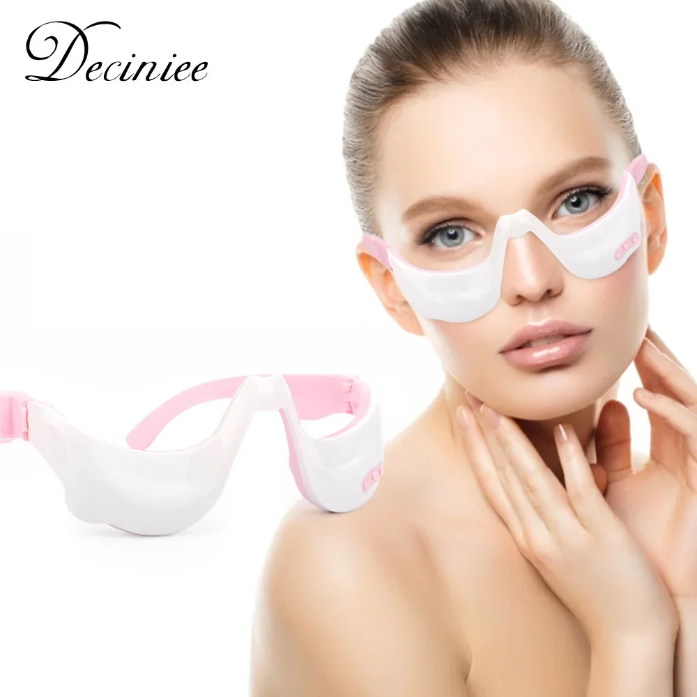 Smart 3D Eye Massager Hot Compress Electric Eyes Care Vibrazione Portatile Occhi Massaggio Occhiali Fatica Anti Rughe Occhiaie