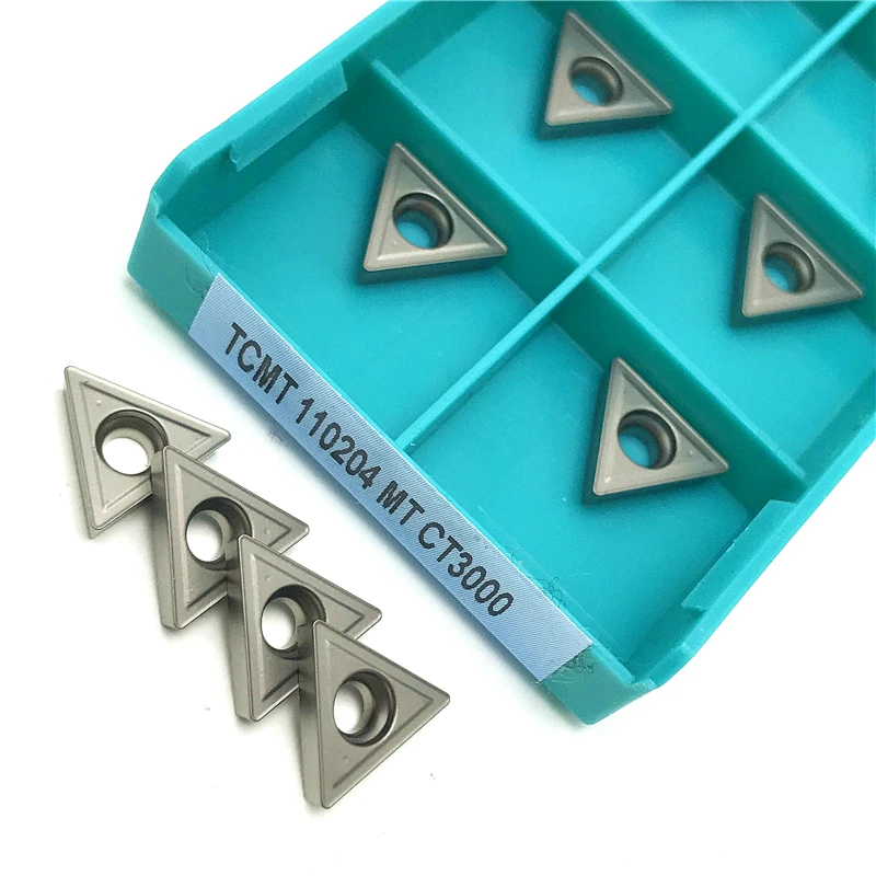 10 Pezzi Inserti In Carburo TCMT110204/TCMT 731 Lame Da 2 Mm Per Tornio - Foto 9