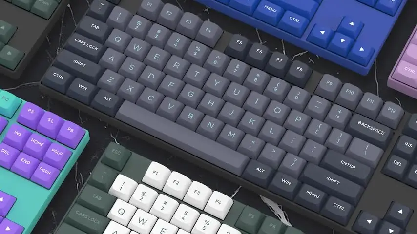 189キーPBTダブルショットキーキャップISAプロファイルキーボードキー