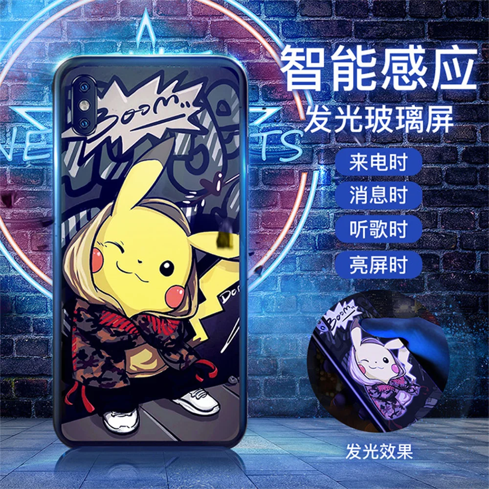 2022New Arrival So Cute Mouse LED Glow Light Luminous Flash Light Up Phone Case For iPhone 13 12 Pro Max 6 6S 7 8 Plus X XR XS