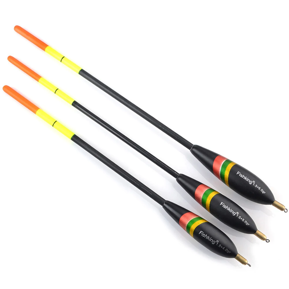 

3Pcs Fishing Float Cork Wood Floating Float Bobbers Buoy Fishing Floating Drift Vertical Fishing Accessories Mixed Size 20-23cm