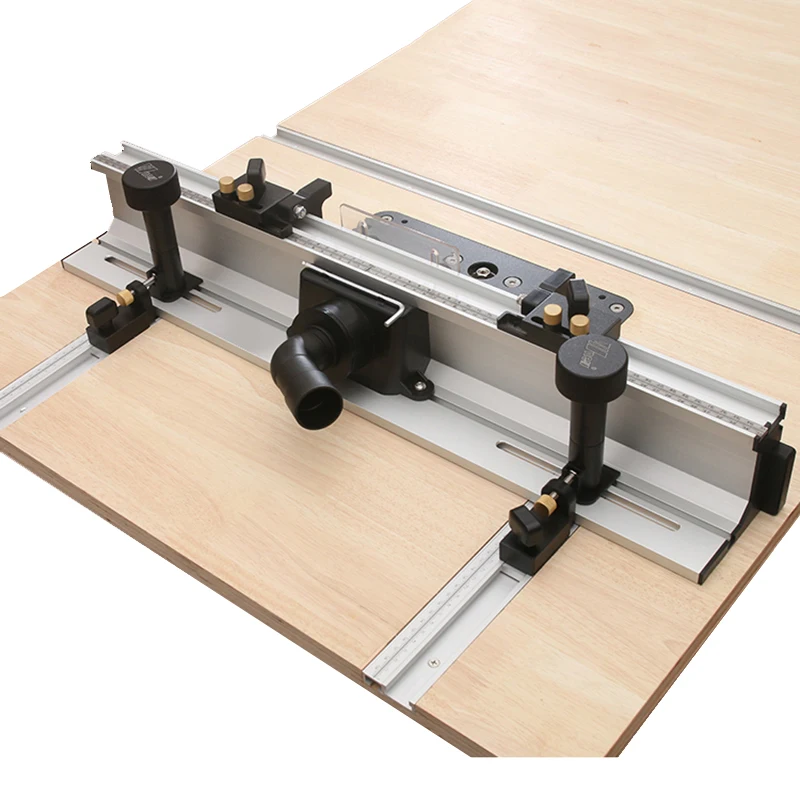 700mmAluminiumProfileTtracksSlidingFenceDeluxeRouterTable