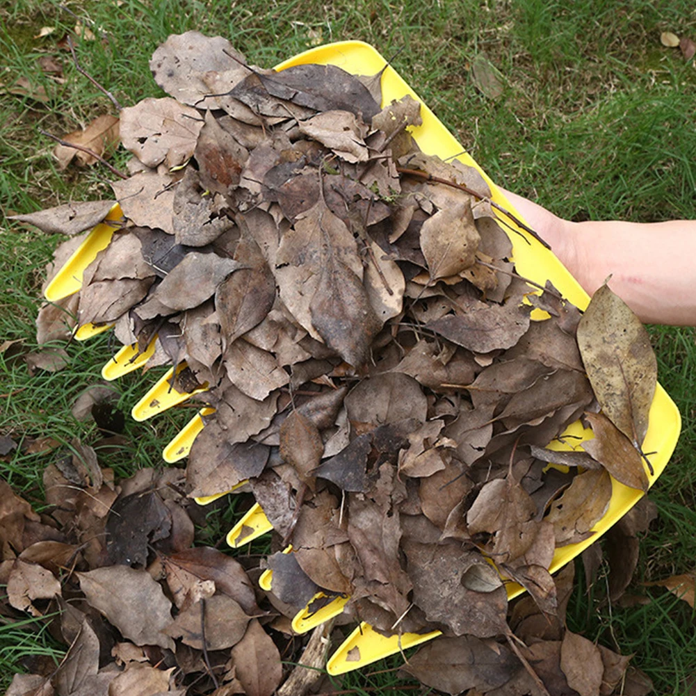 Leaf Grabbers Soft Handheld Leaf Rake Comfortable Garden Collector for Picking Up Leaves Grass for Clippings Shrubs Garbage