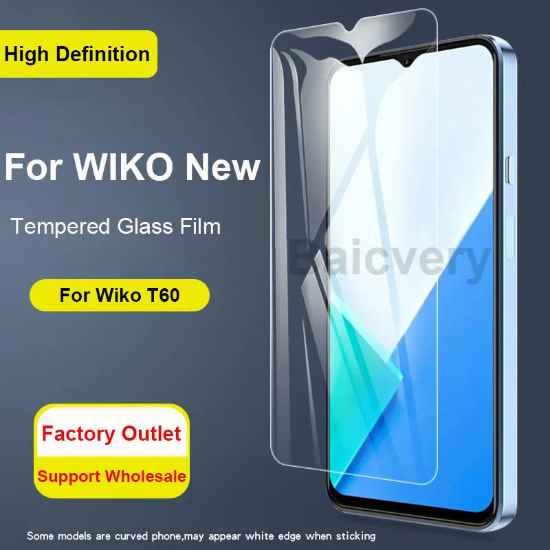 Baicvery Per Wiko T60 9D Pellicola Protettiva Per Schermo In Vetro Temperato Anti-Scoppio