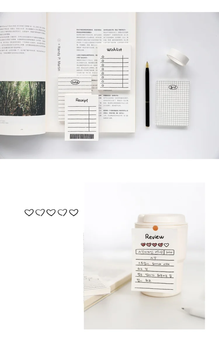 Mini-Basic-Notizblock, tragbar, 50 Blatt Papier, Wunsch-Checkliste, To-Do-Notiz, Büro, Schule, A7430 – Detail 8