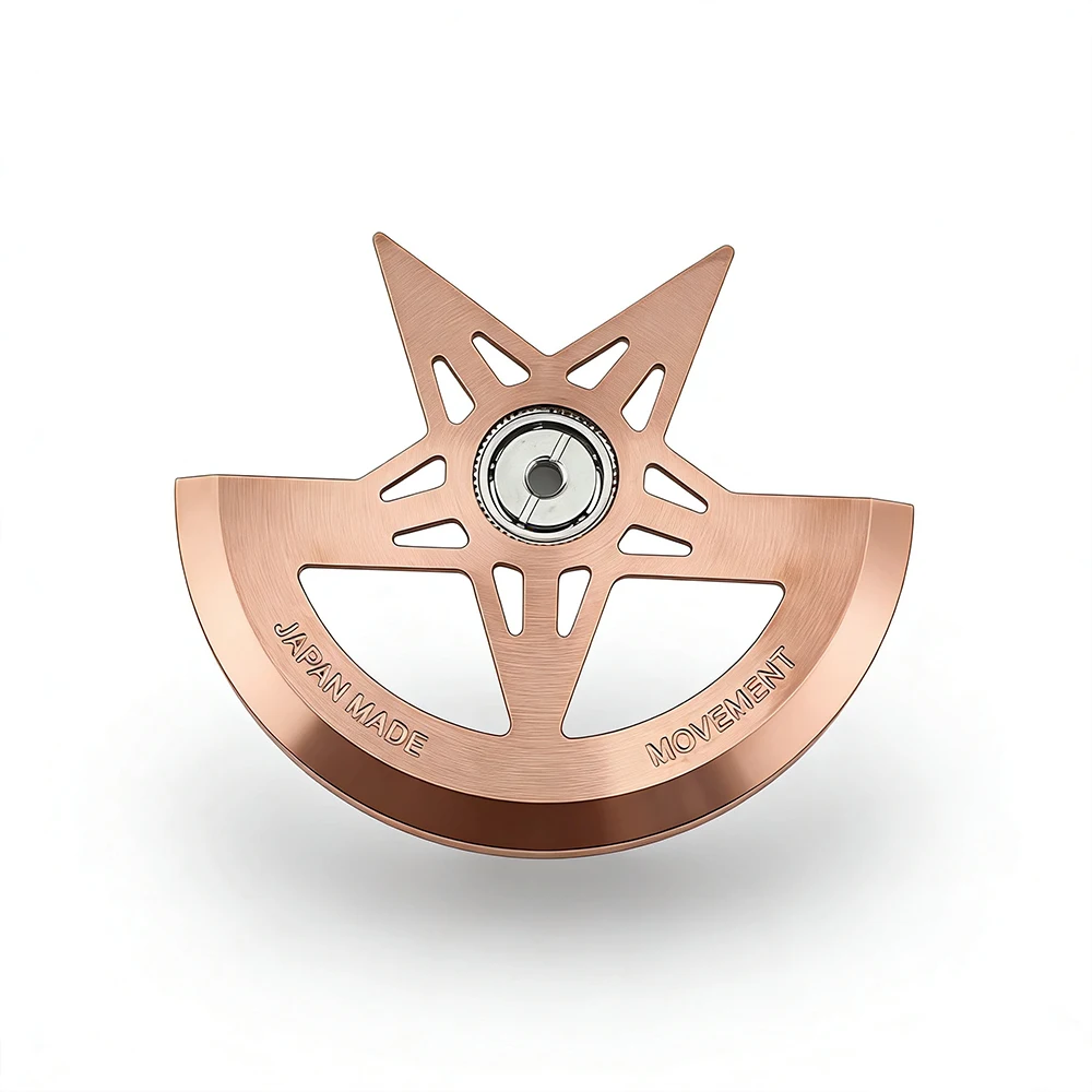 Gold Rose Pentagram Oscillating Weight Hammer