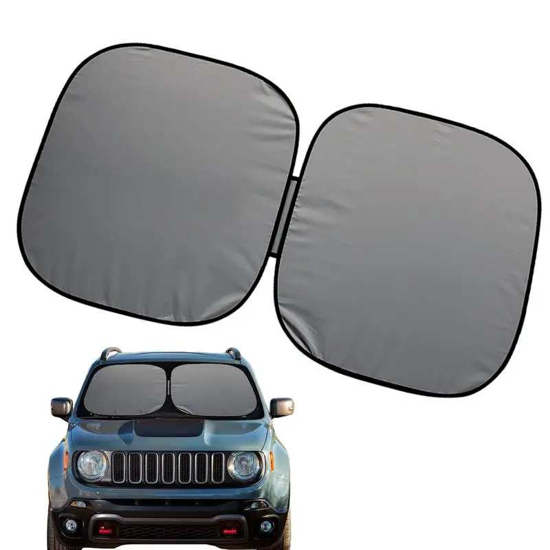 

Foldable Car Front Sun Shade For Sun Heat And UV Rays Protection High-Quality Materials Convenient And Foldable Design