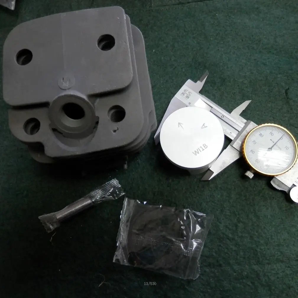 ICOOYO Cilinderzuiger Kit voor Makita DCS43 DCS430 DCS431 DCS4300i DCS52 DCS520DCS520iDCS5200i DCS540 Dolmar 109 110i PS-43 111 115 115i PS-52 PS-52 PS-52 PS-52 PS-53 111 40