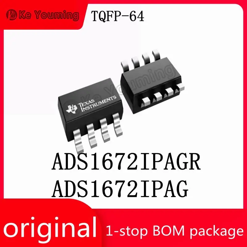 

1 шт. ADS1672IPAGR ADS1672IPAG TQFP-64 SMD компонент распределения заказ поддерживает аналогово-цифровой конвертер