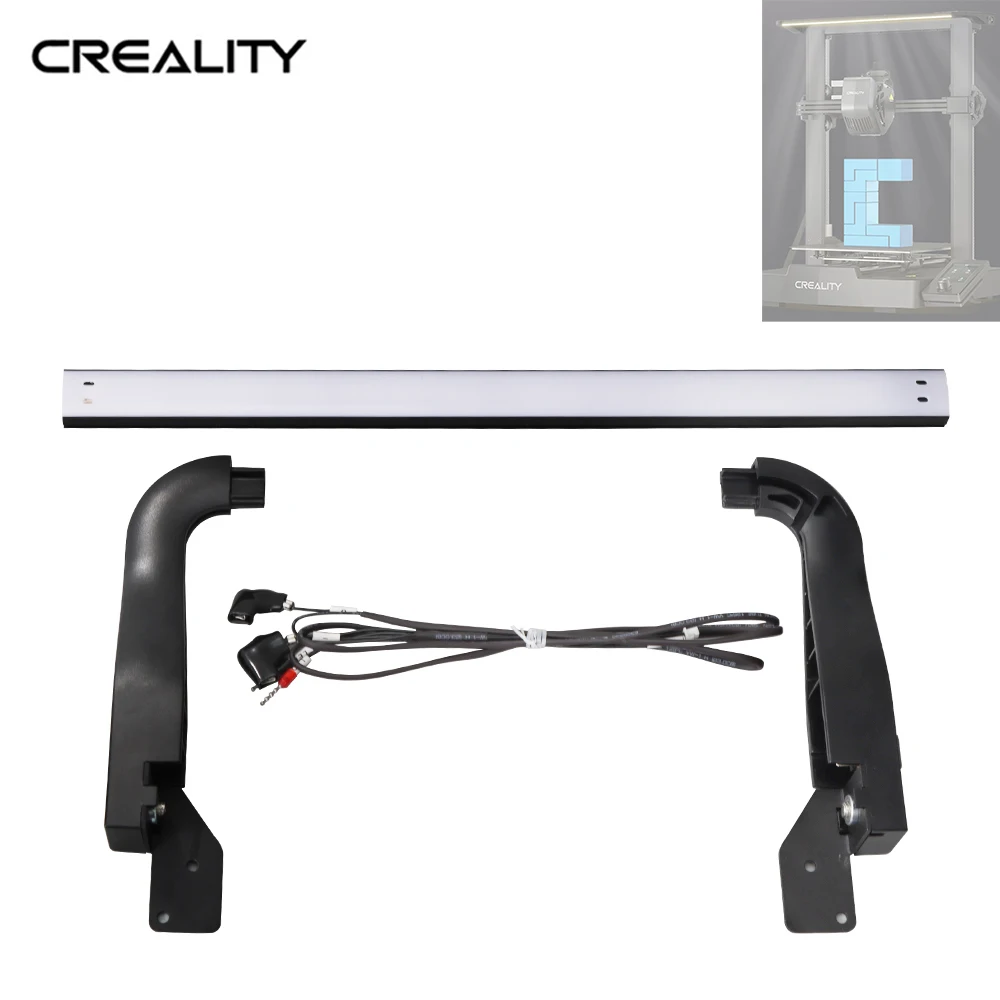 

Creality 3D Ender-3 V3 SE LED Light Bar Kit Bright Light 24V/5W Warm White Light 362mm Energy Power Saving for Ender3 V3 KE / SE