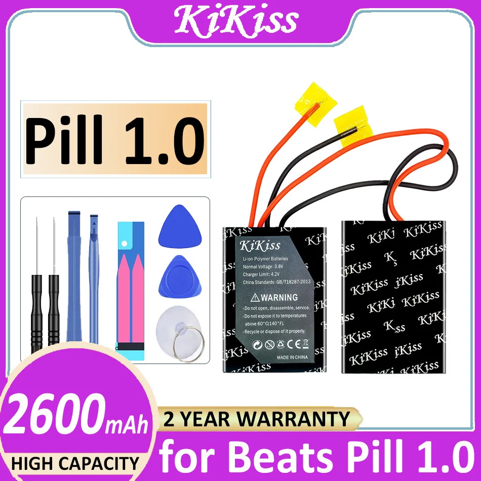 Batteria 2600Mah Per Beats Pill 1.0 Altoparlante Bateria