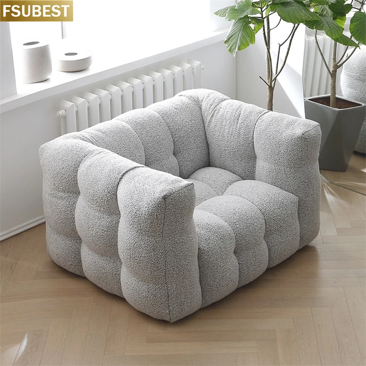 Modern Art Bubble Fabric Single-seat Sofa Chair Small Apartment Living Room  Leisure Sofa Dining Chair Creative Lazy Sofa - Living Room Chairs -  AliExpress