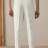 Men Casual Suit Pants Solid Color Large Size Mens Korean Style Fashion Straight Trousers All-match Ankle-length Loose A32 4