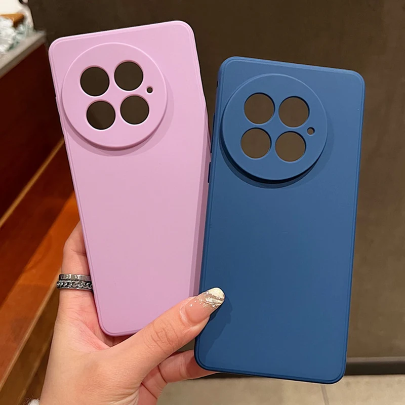 Shockproof Slim Solid Color Silicone TPU Phone Case Cover