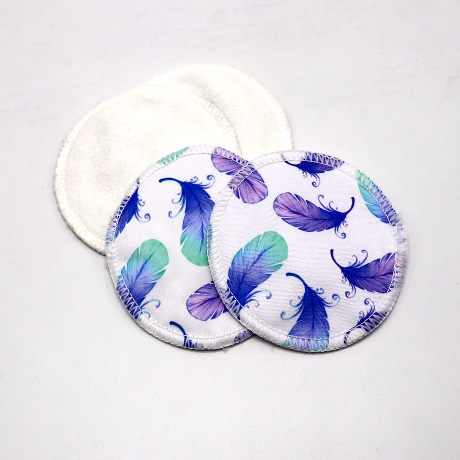 Leakproof Breast Pads for Breastfeeding Ultra Absorbent Nursing Pads with Wet Bag - Keep You Dry and Fresh Comfortable 5