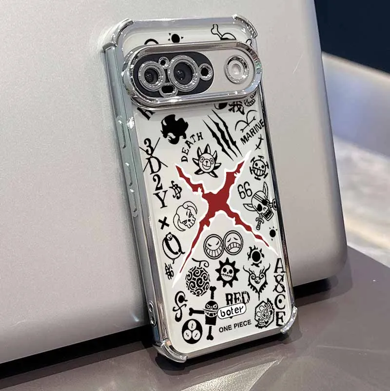 Plating Drop-proof Transparent Soft Phone Case Cover