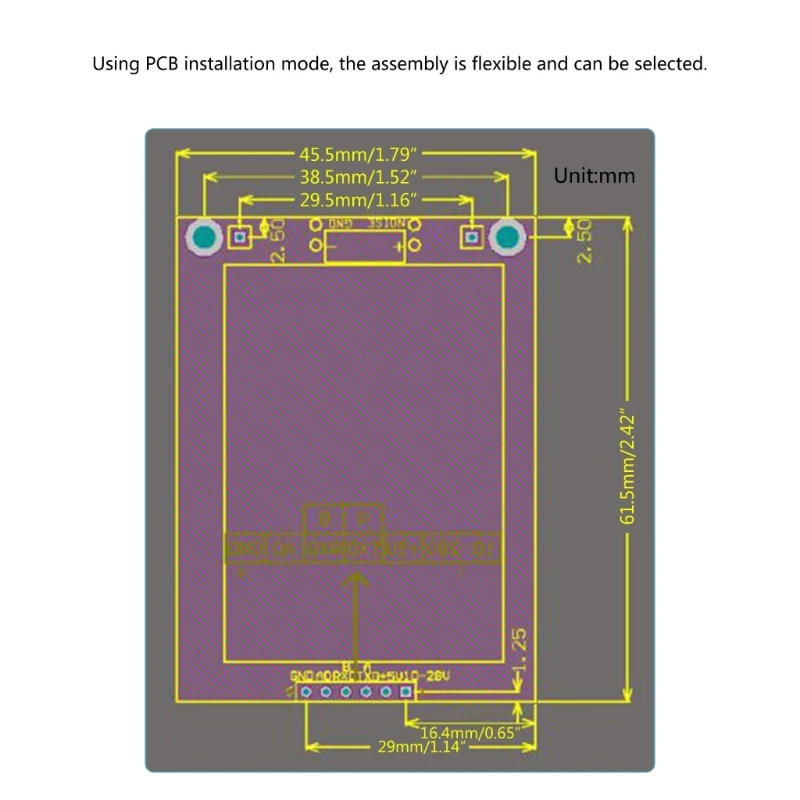 산업용 소음 데시벨 사운드 감지 모듈 센서 소음 485TTL Uart Sound Dropship