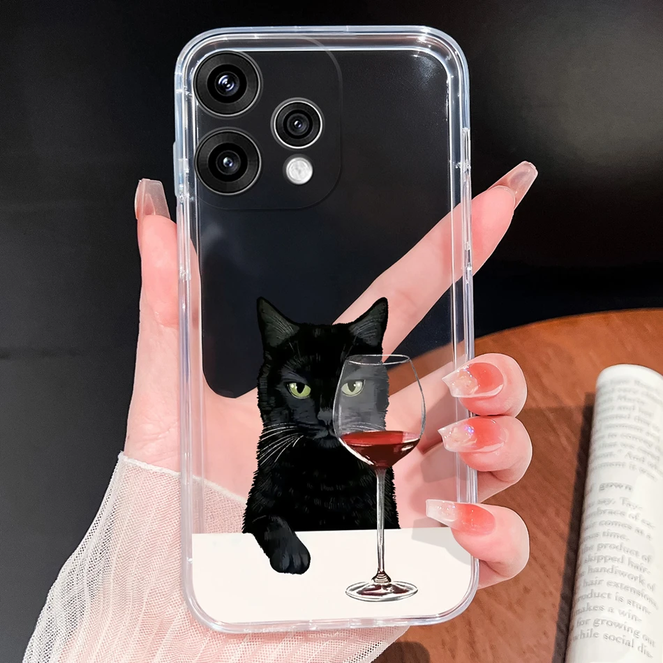 Butterfly Pattern Soft Slim TPU Transparent Silicone Phone Case
