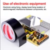 modify Black Aluminum Foil Tape Heat-Resistant Water Heater Range Hood Pipeline Sealing Waterproof Fireproof Heat Dissipation 4