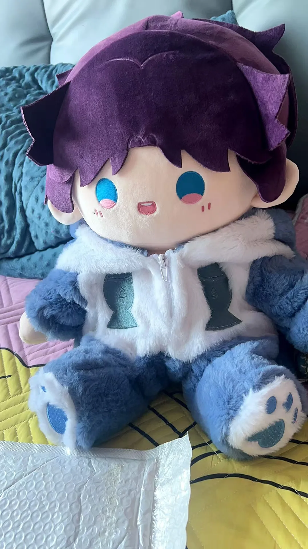 Game Love and Deepspace Shark costume 40cm sitting position doll clothes cotton doll cute plush replacement clothing accessories