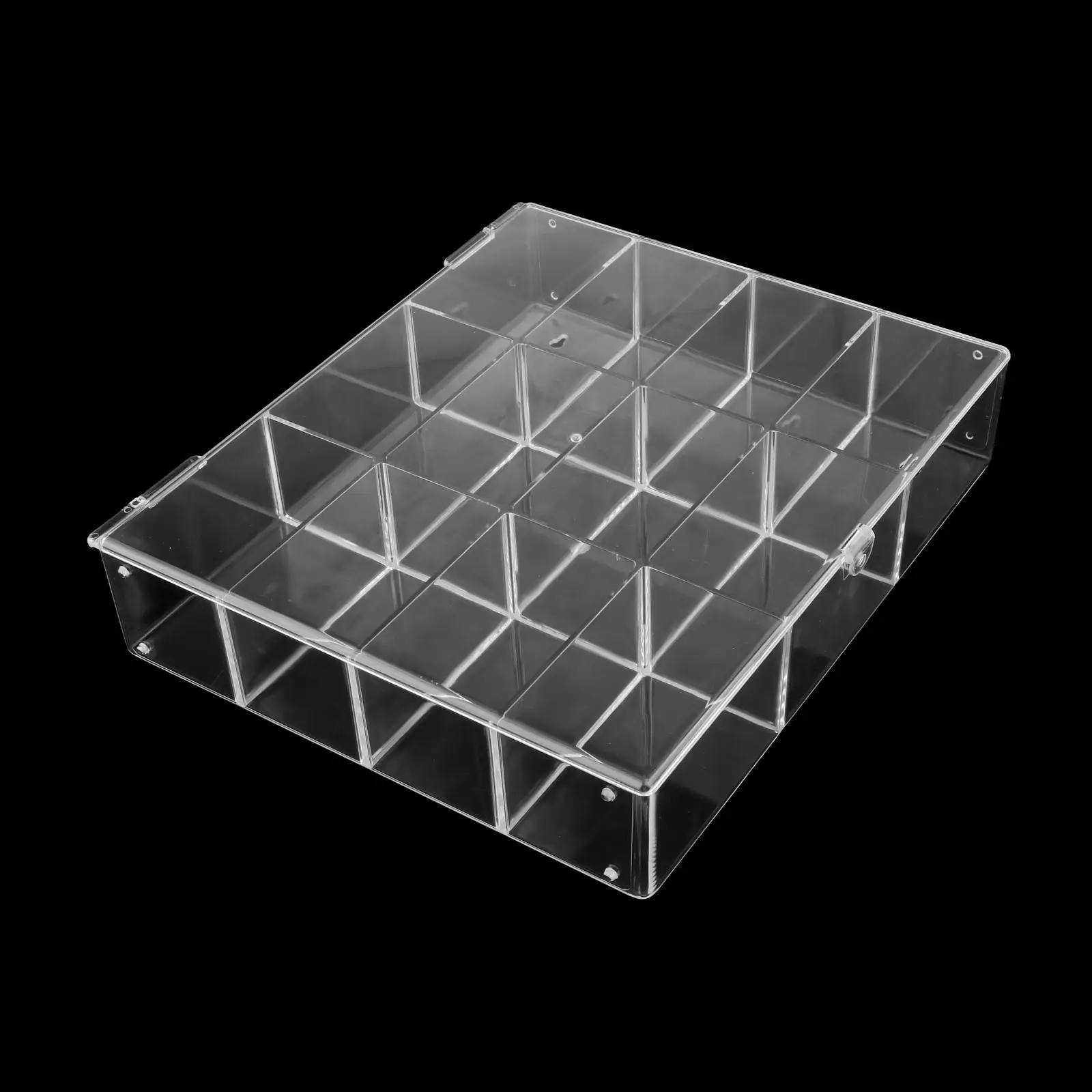 Clear Acrylic Display Case Organizer Showcase for Model Dolls Collectibles