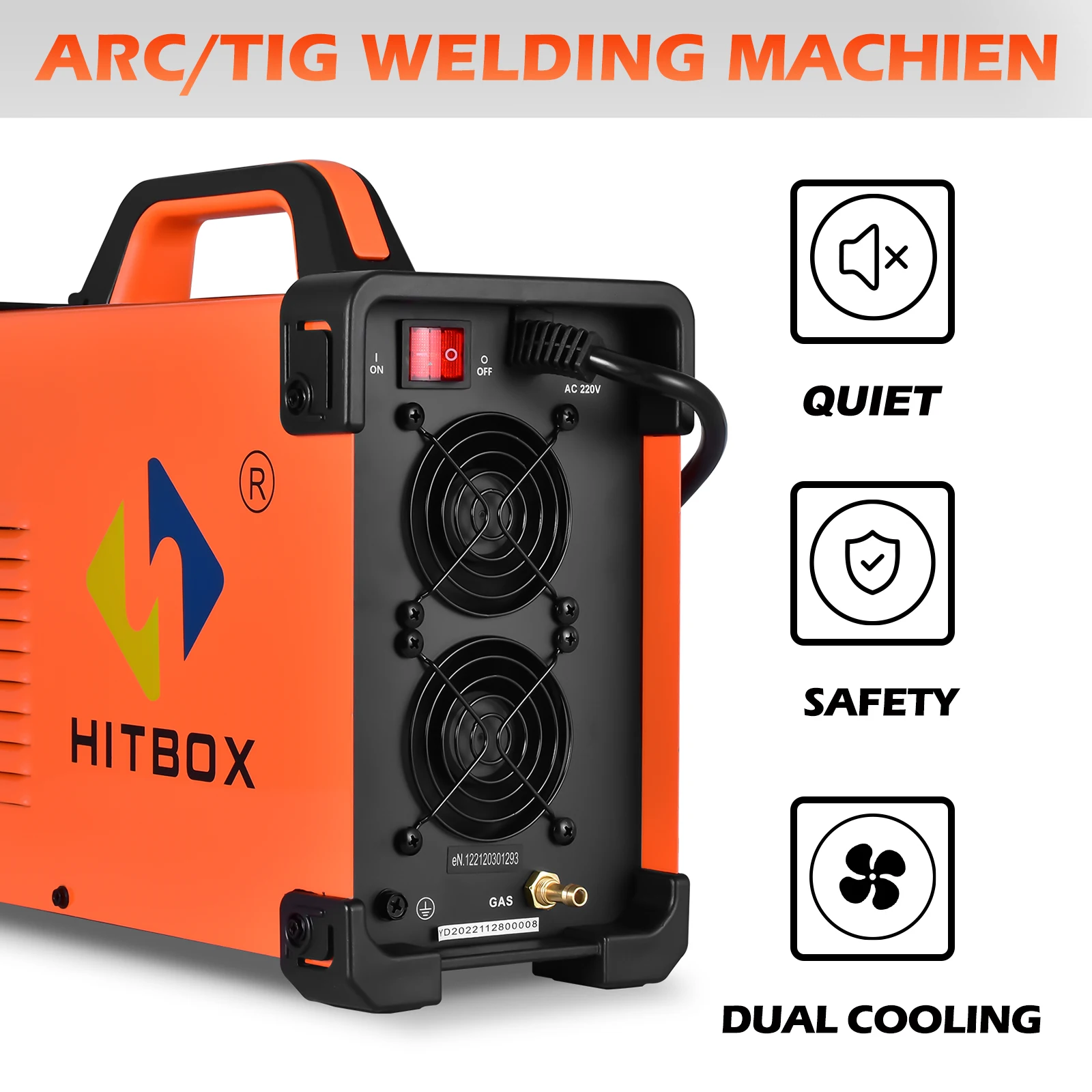 HITBOX AC/DC Welder TIG  Aluminum Tig Welding Machine ARC Stick Welder Tools IGBT Inverter soldador With Pulse HBT250P 6