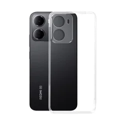 Premium Transparent Phone Case with Camera Protection - Soft TPU Shockproof Cover for Redmi R70 (Clear)