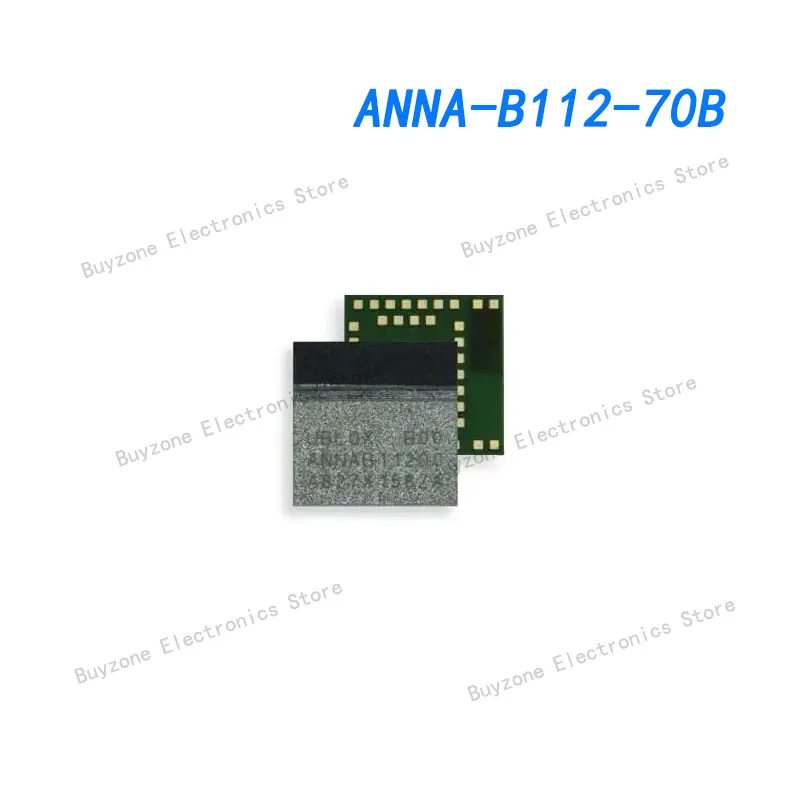 

ANNA-B112-70B 802.15.1 Bluetooth Low Energy SiPstand-alone, int ant, ant pin, open CPU6.5x6.5 mm, 500 pcs/reel