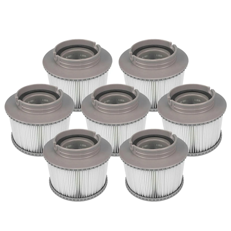 

7Pcs For Mspa FD2089 Hot Tub For All Models Spa Swimming Pool Spare Parts Filter Cartridge And Base Pack Accessories