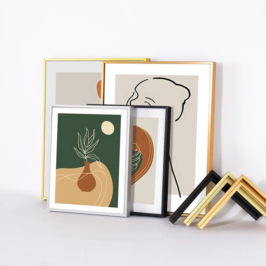 Vibrant Multi-Color Thick Metal Wall Art Photo Frame Collection