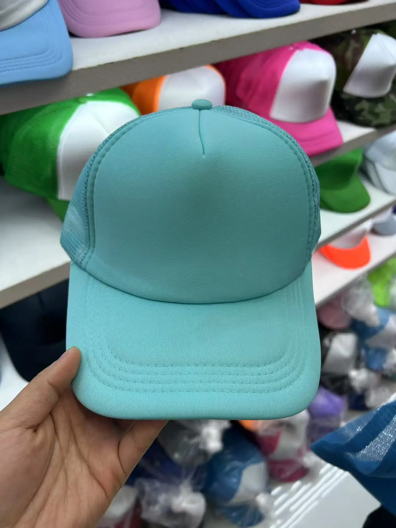 Mint blue