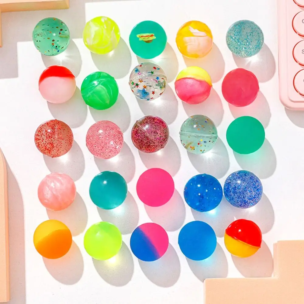 

Gradient Color Colorful Bouncy Ball Funny Fun Bouncing High Bounce Toy Balls Elastic Creative Shiny Rubber Ball Photo Props