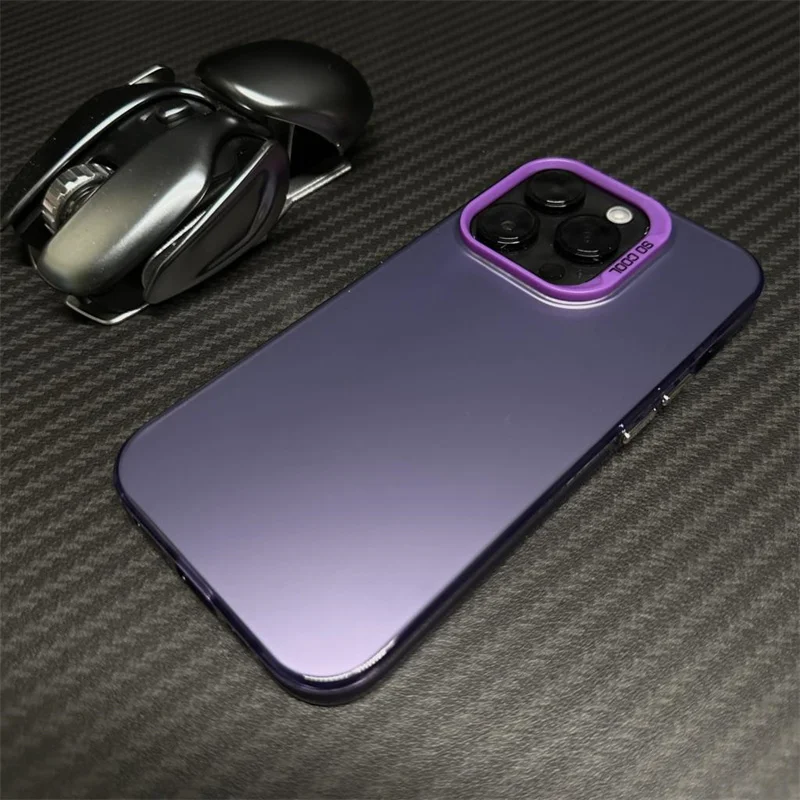 Laser Metallic Aurora Matte Clear Case For iPhone 11 12 13 14 15 Plus Pro Max XR XS X Hard Shockproof Bumper Cover Gift_voghion.com