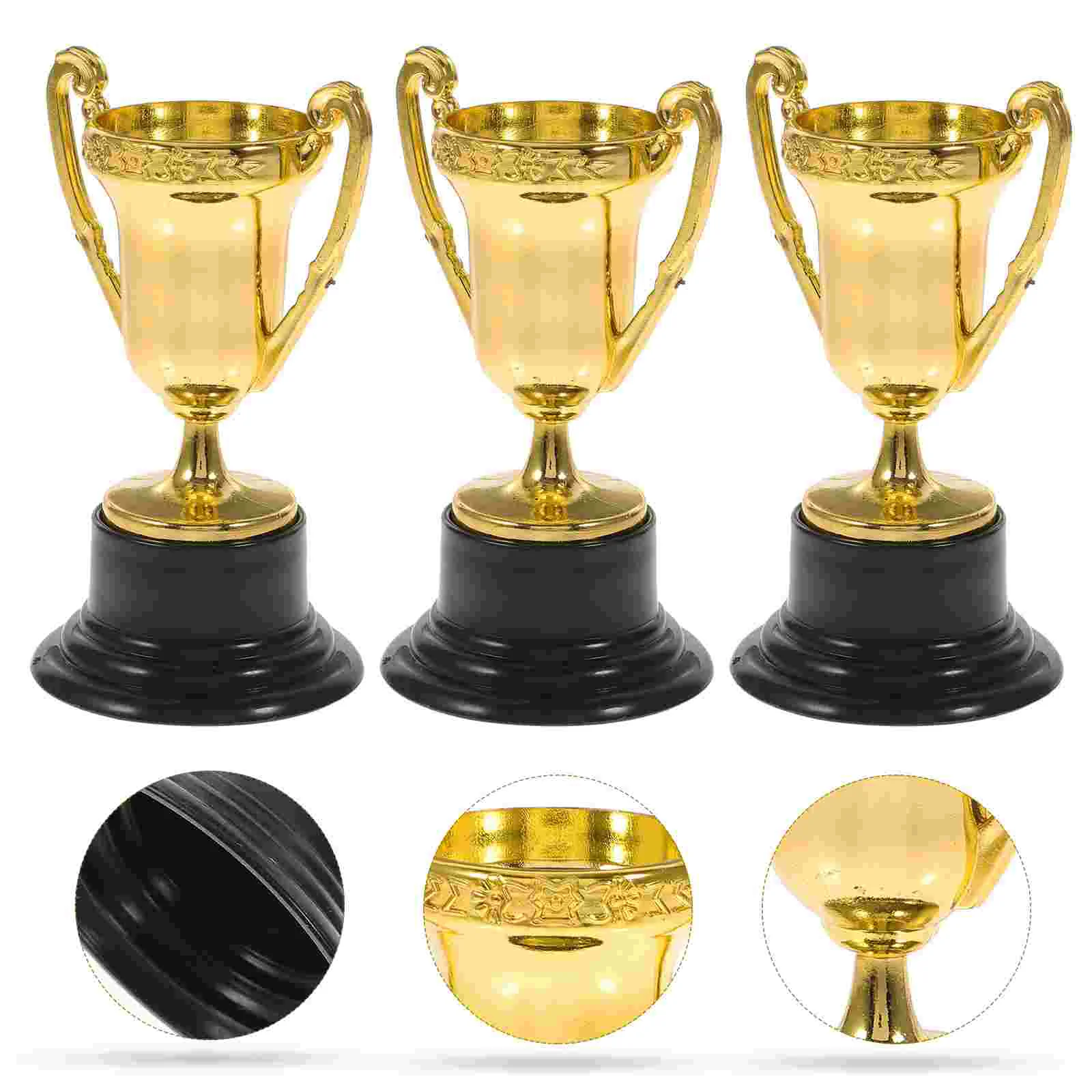 

Mini Plastic Gold Cups Trophies For Party Children Early Learning Toys Prizes Children'S Holiday Trophy Reward Giveaway