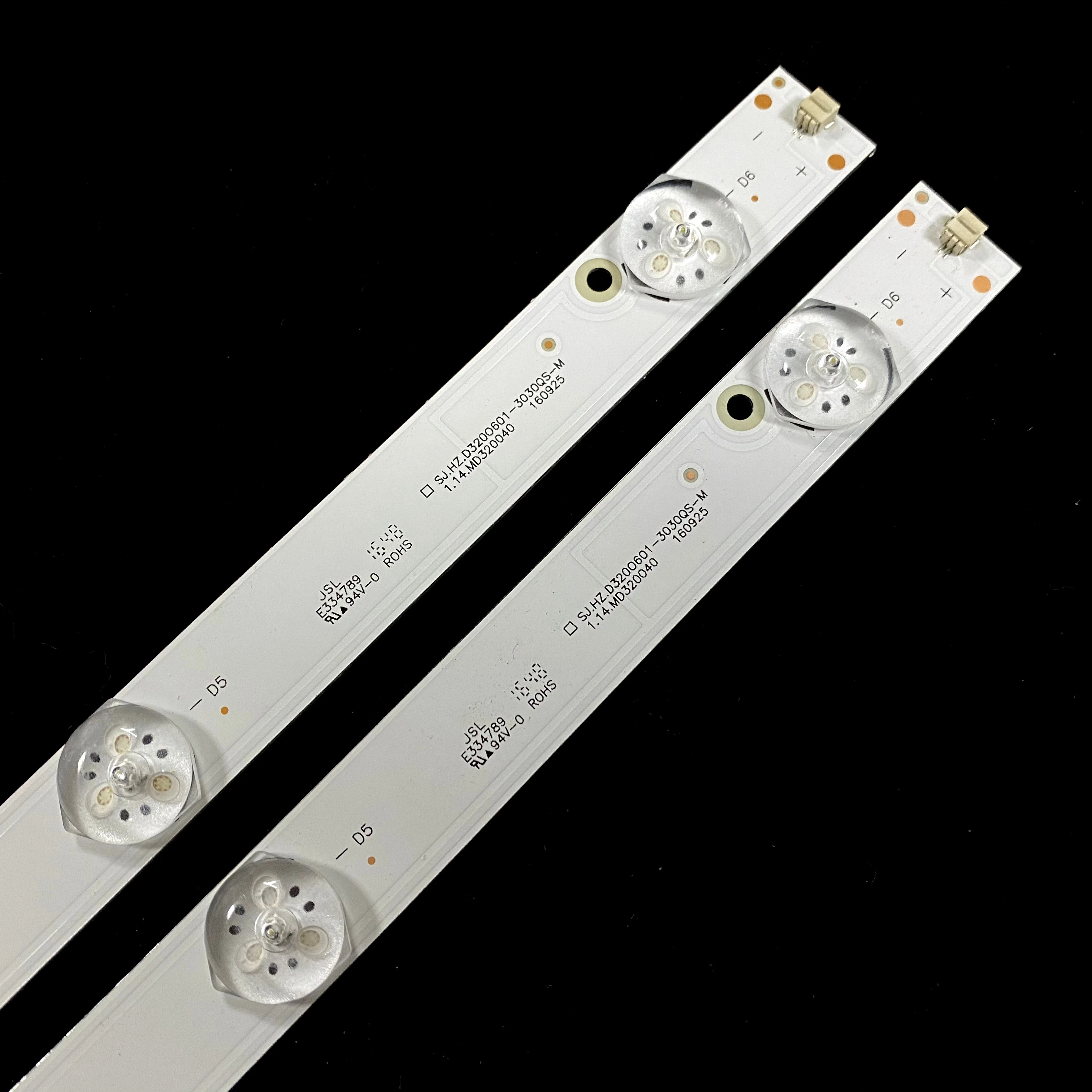 Conjunto Led Backlight Strip Sj.hz.d32006013030qs-m 6leds 575 mm 1.14md320040 Peças - Imagem 2