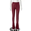 2025 Spring Women See Through Mesh Flare Pants Fashion Sexy High Waist Stretch Boot Cut Trousers Club Party Streetwear Bottoms 2